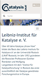Mobile Screenshot of catalysis.de