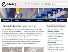 Tablet Screenshot of catalysis.de